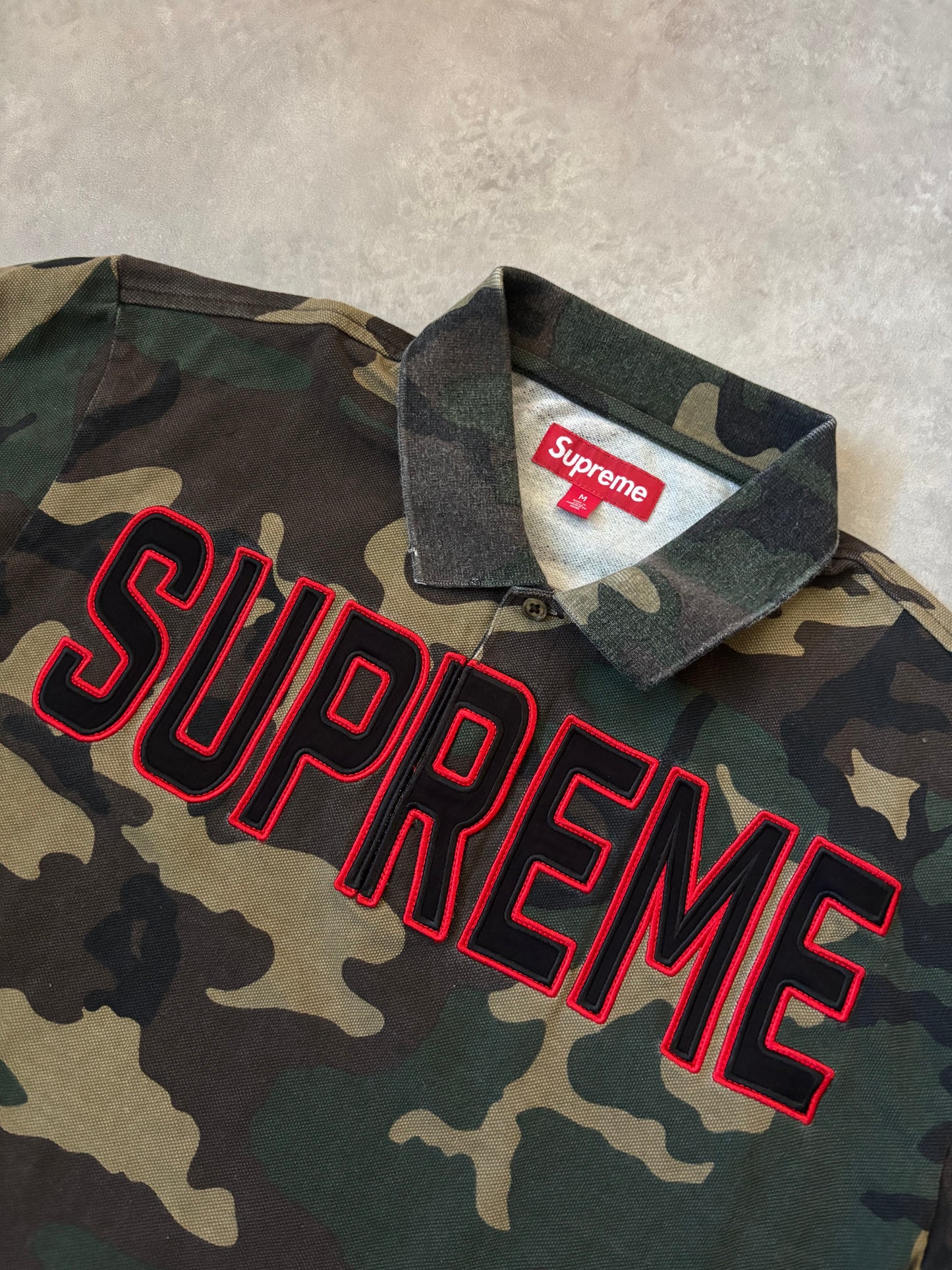 Supreme Twill Appliqué Polo (Str. M)