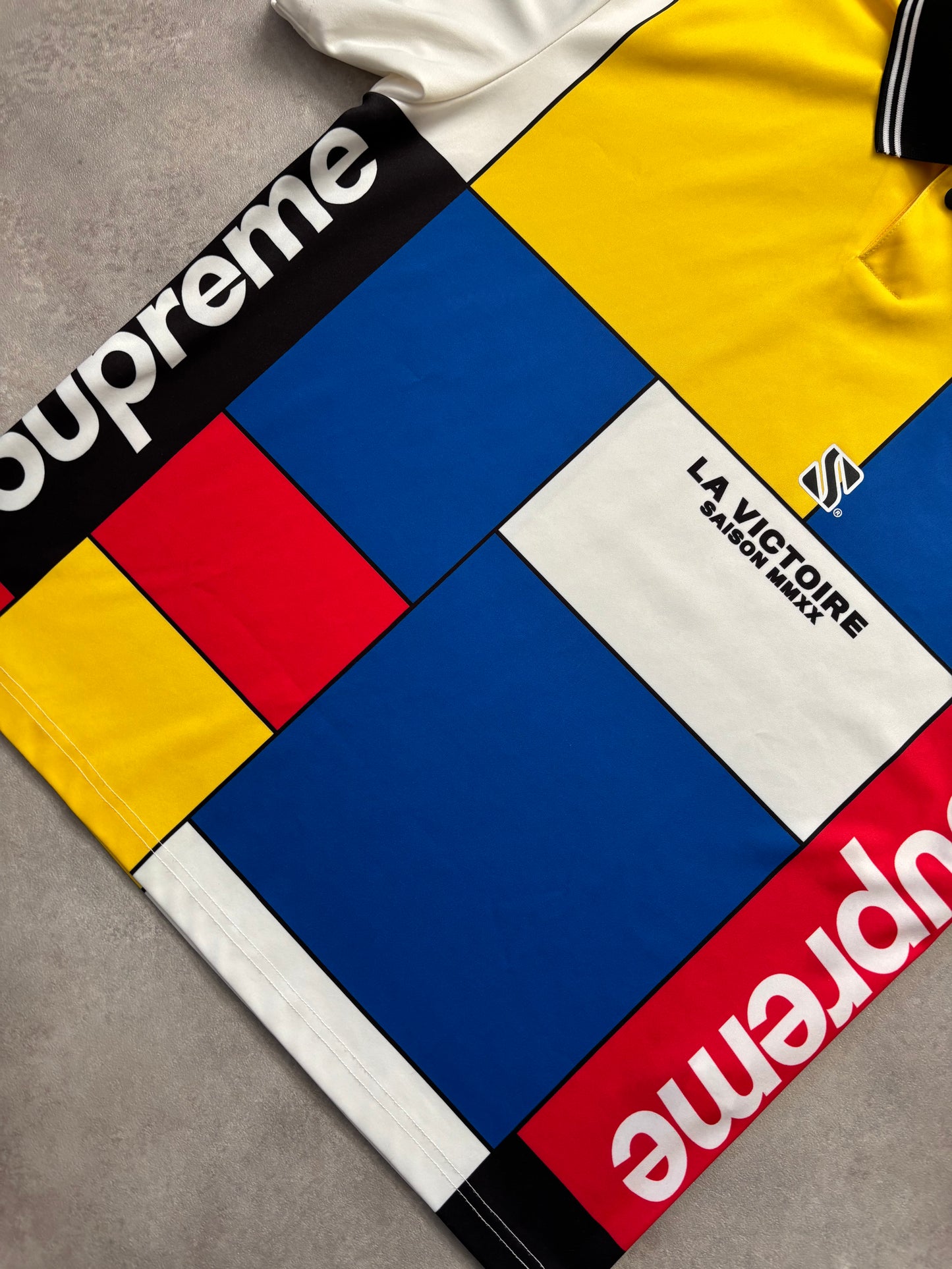 Supreme Colorblocked Soccer Polo (Str. S)