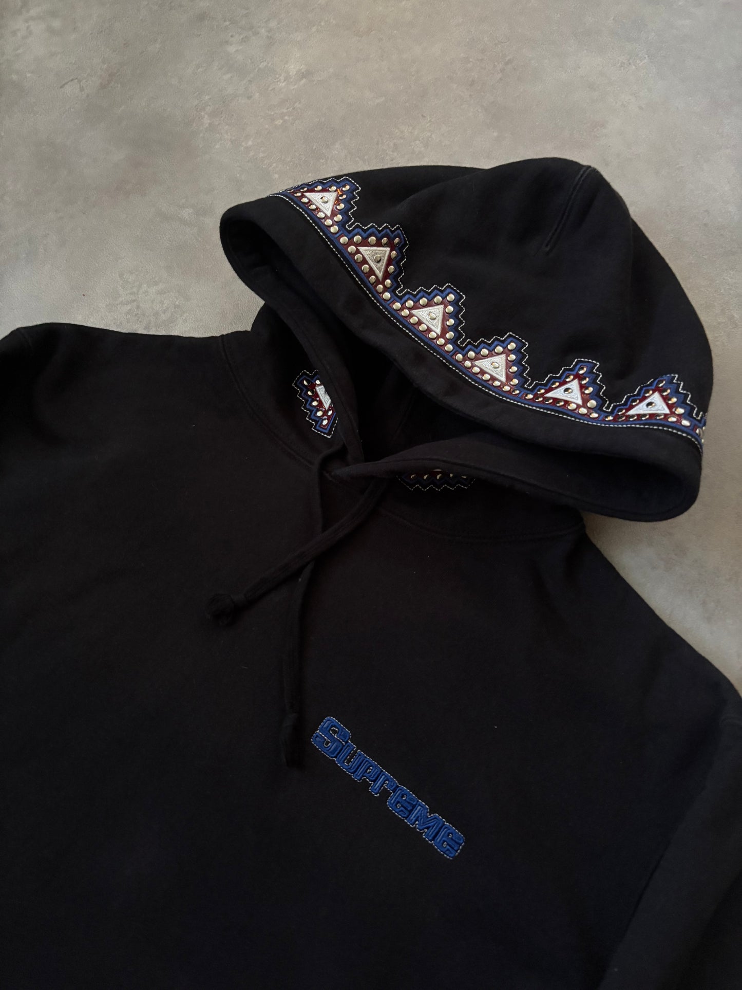 Supreme Pharaoh Studded Hooded Sweatshirt (Str. M)