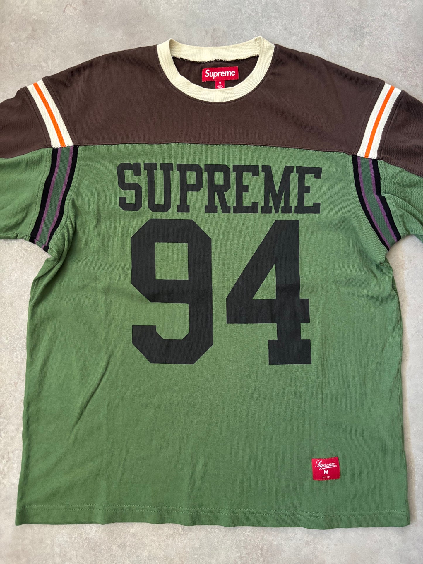 Supreme Split S/S Football Top (Str. M)