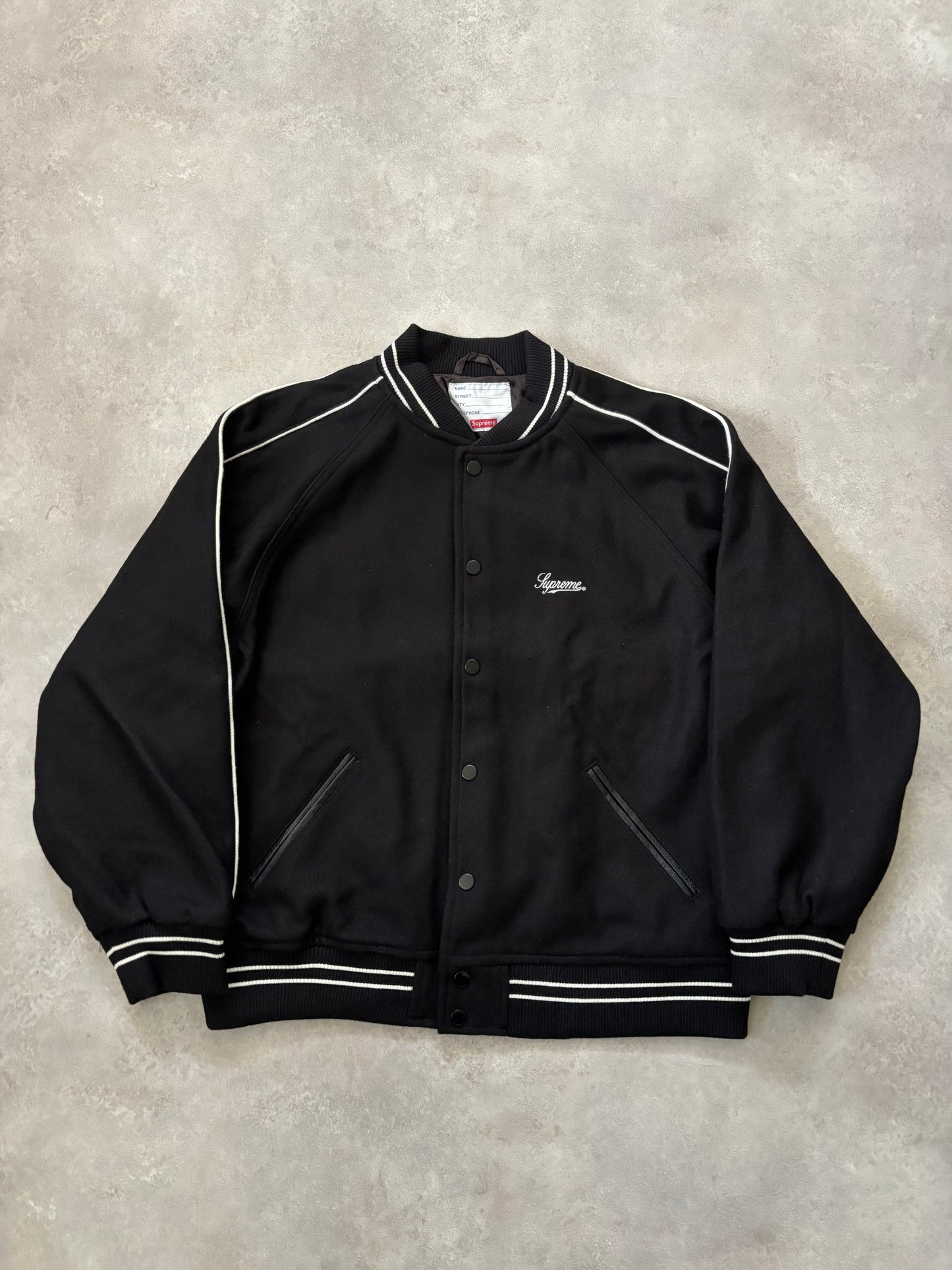 Supreme x Jamie Reid It's All Bollocks Varsity Jacket (Str. L)
