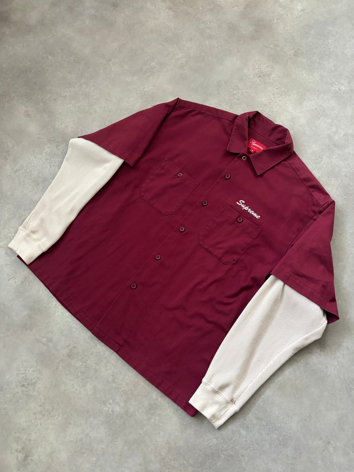 Supreme Double Sleeve Skjorte (Str. S)