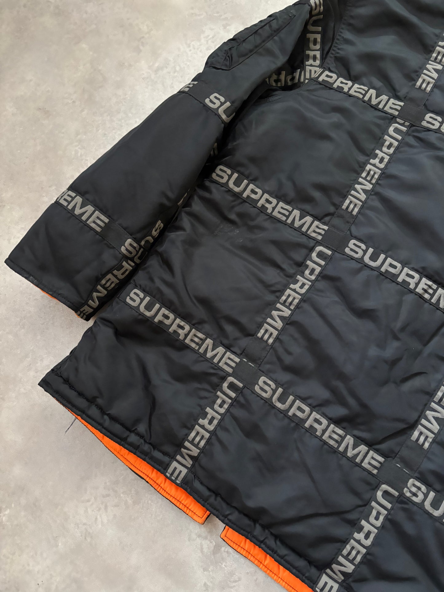Supreme Logo Tape N-3B Parka (Str. S)