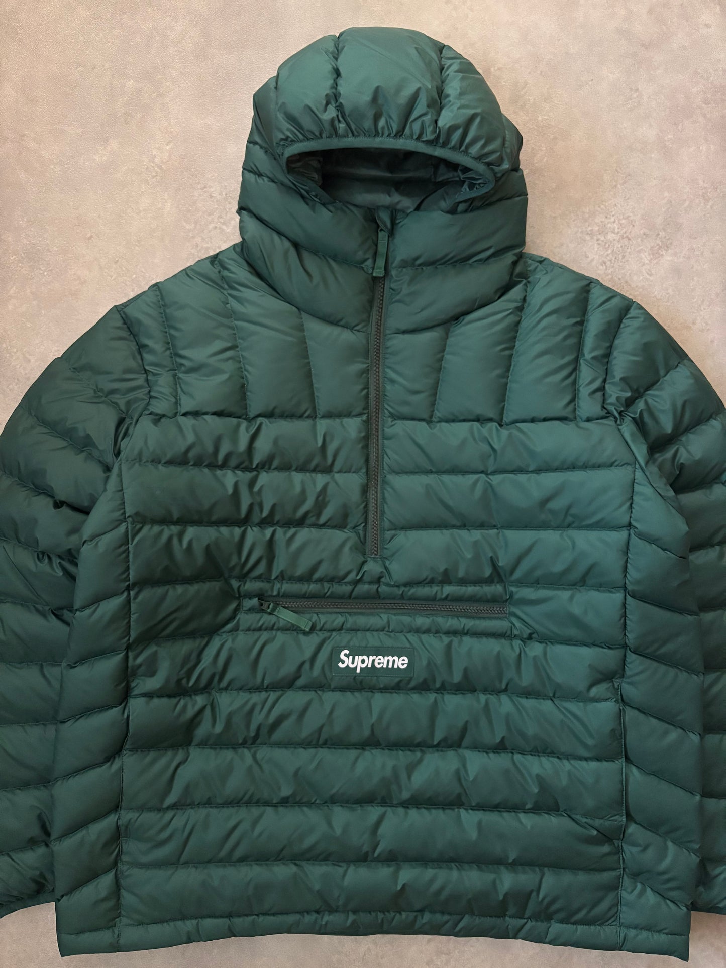 Supreme Micro Half Zip Hooded Pullover (Str. M)