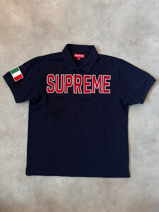 Supreme Twill Appliqué Polo (Str. M)