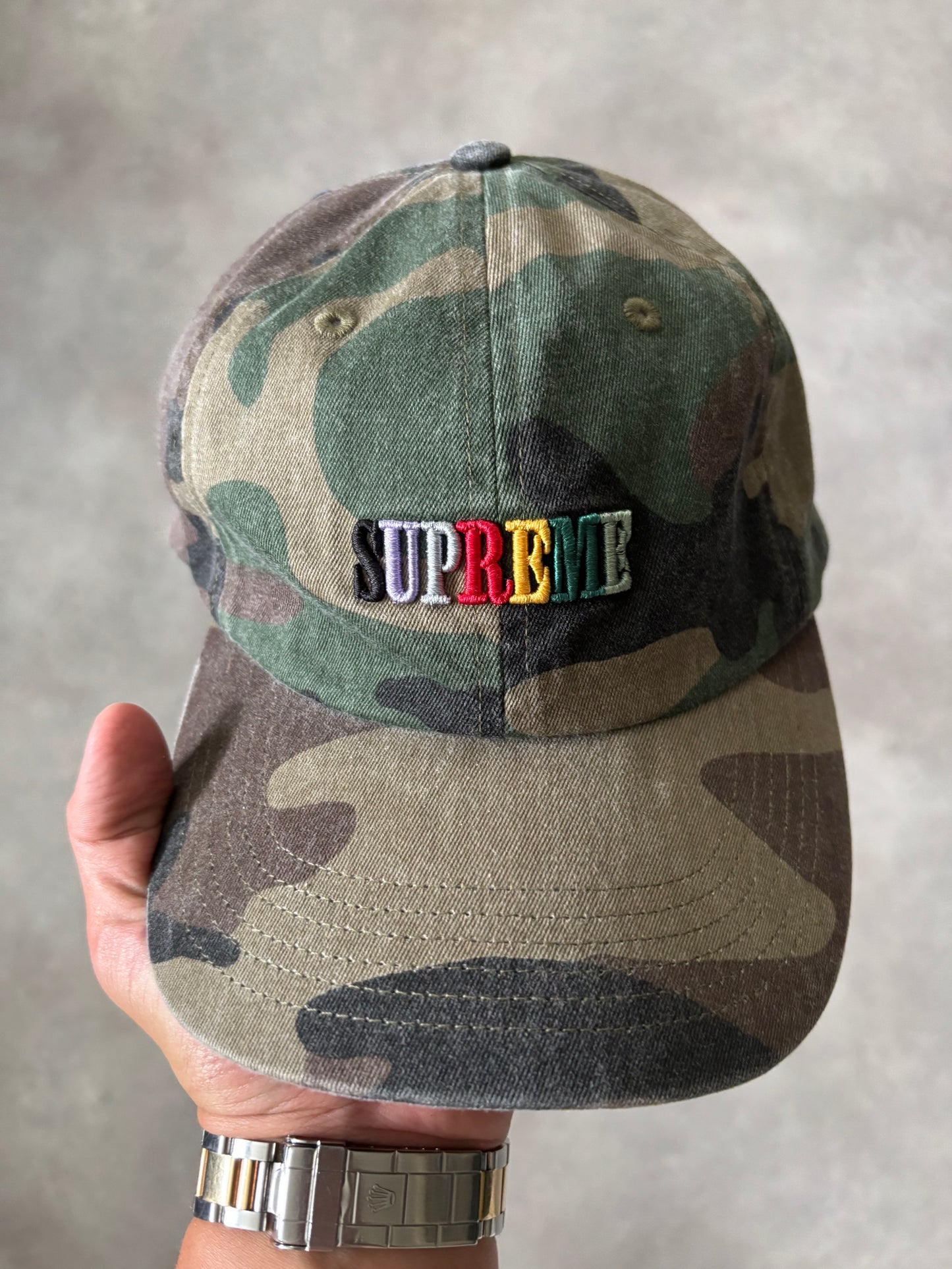 Supreme 6-Panel Camp Cap