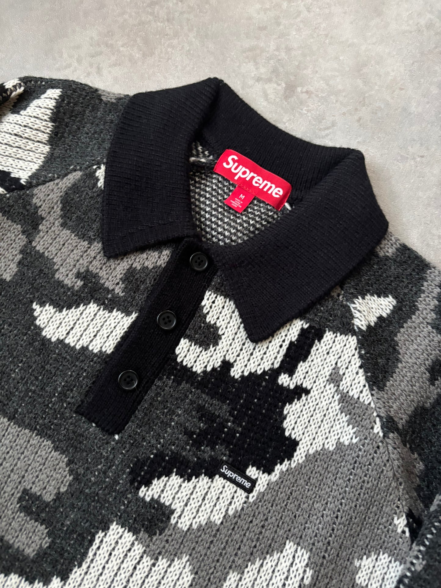 Supreme Small Box Polo Sweater (Str. M)