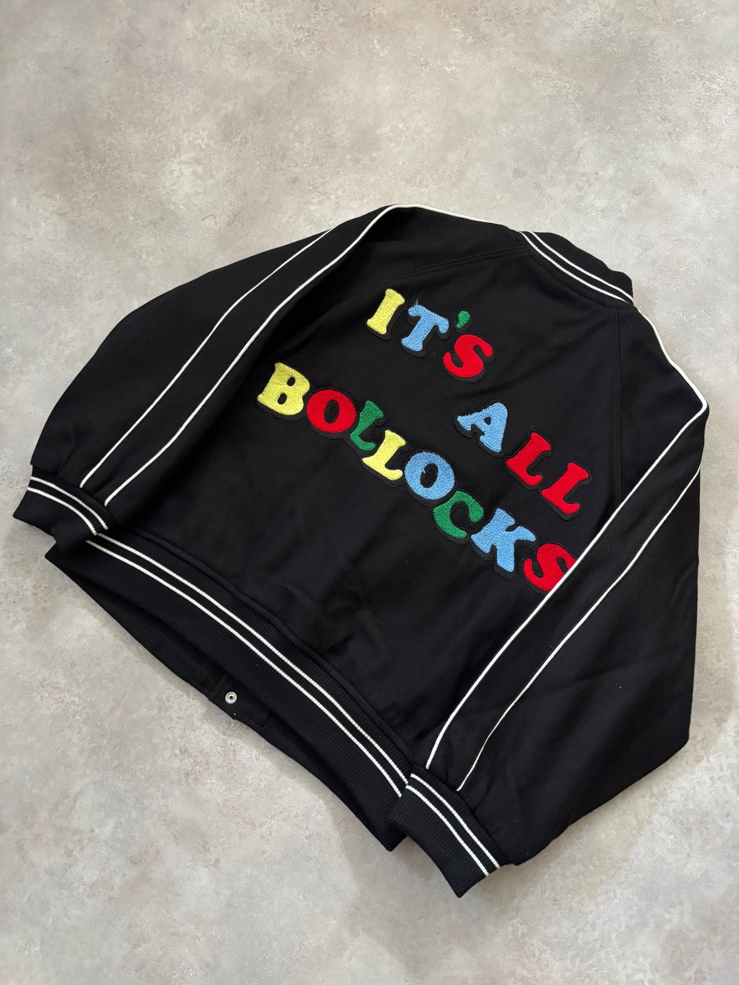 Supreme x Jamie Reid It's All Bollocks Varsity Jacket (Str. L)