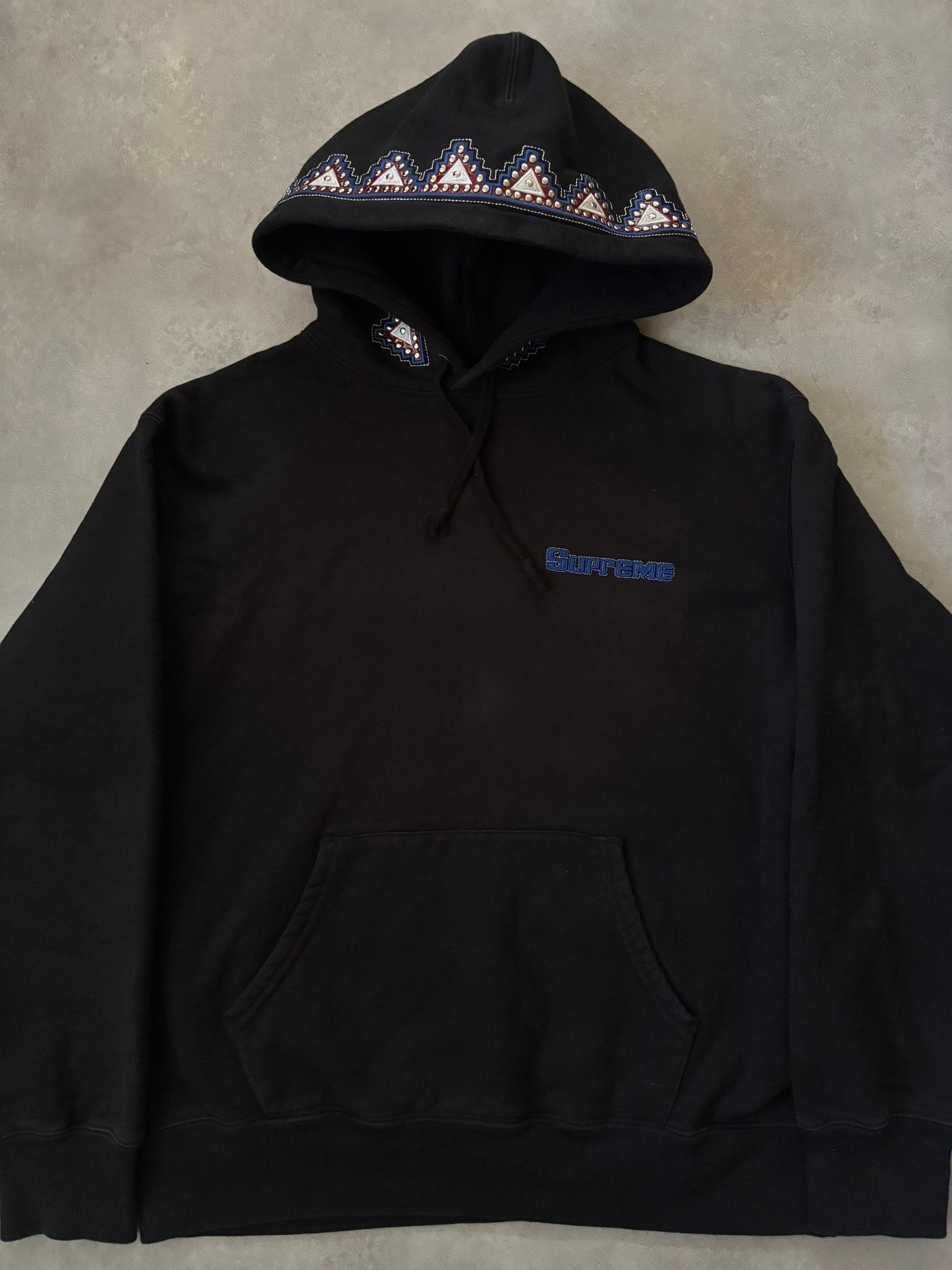 Supreme Pharaoh Studded Hooded Sweatshirt (Str. M)