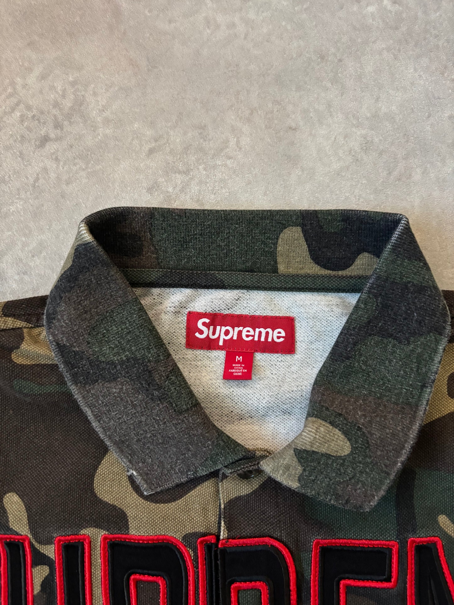 Supreme Twill Appliqué Polo (Str. M)