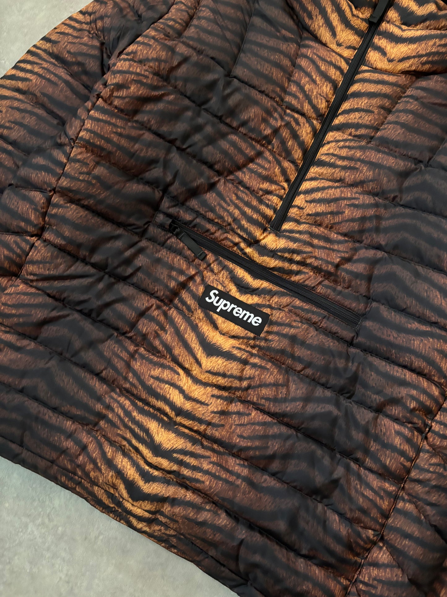 Supreme Micro Half Zip Hooded Pullover (Str. M)