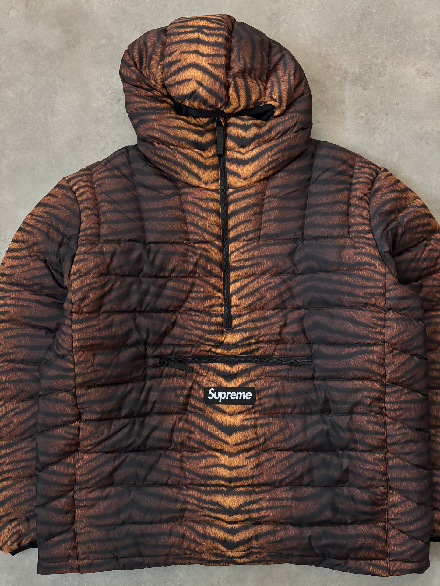 Supreme Micro Half Zip Hooded Pullover (Str. M)