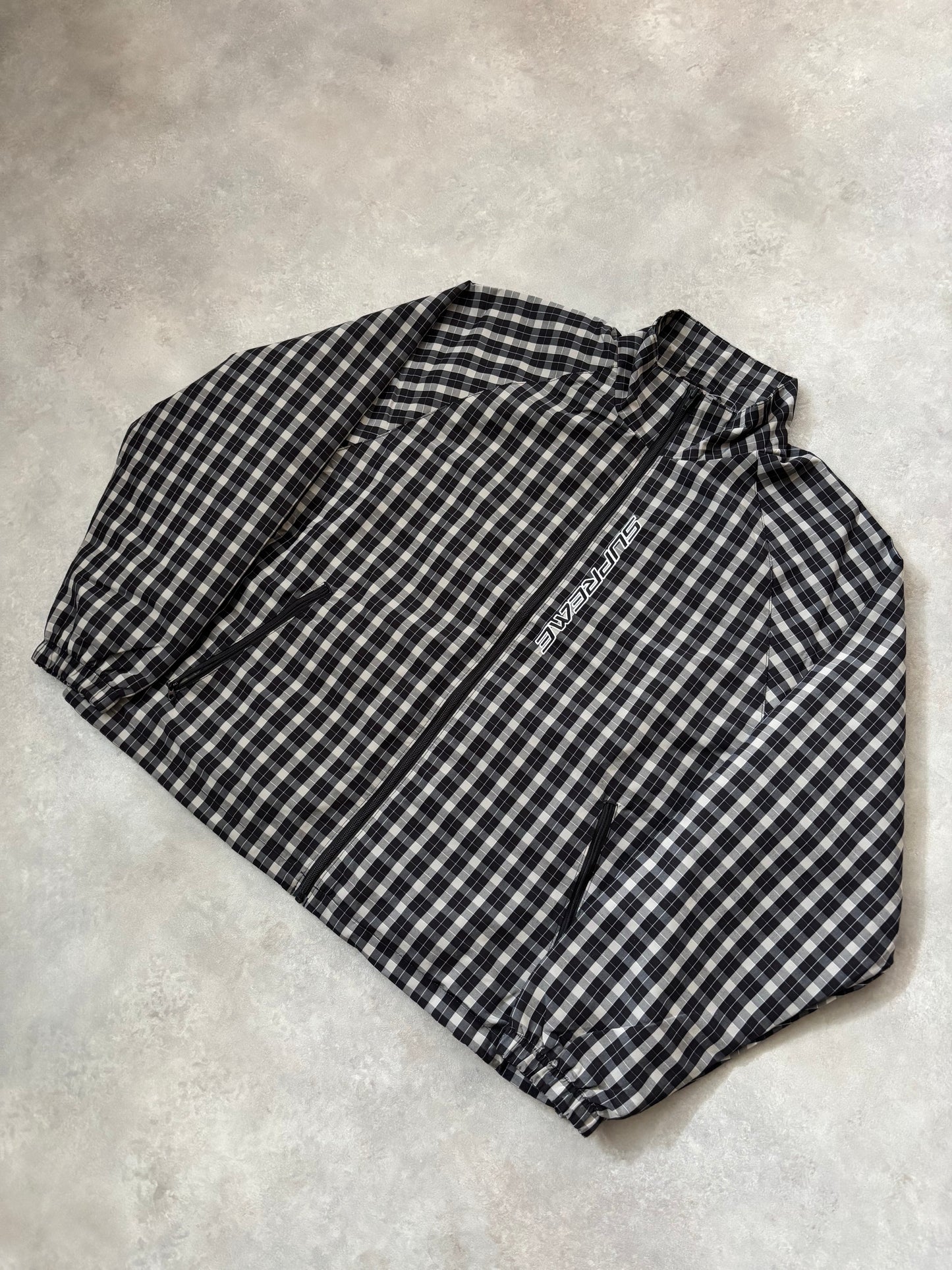 Supreme Plaid Track Jacket (Str. L)