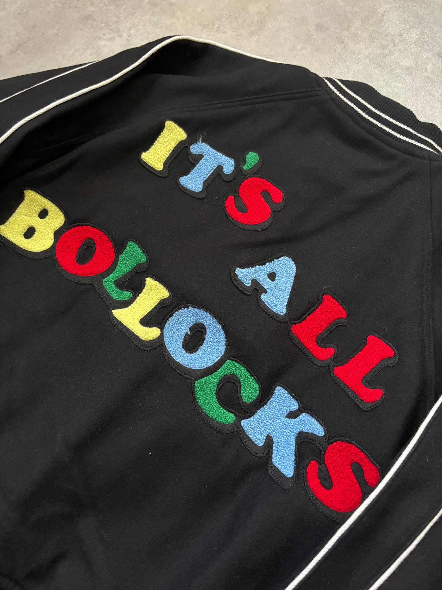 Supreme x Jamie Reid It's All Bollocks Varsity Jacket (Str. L)