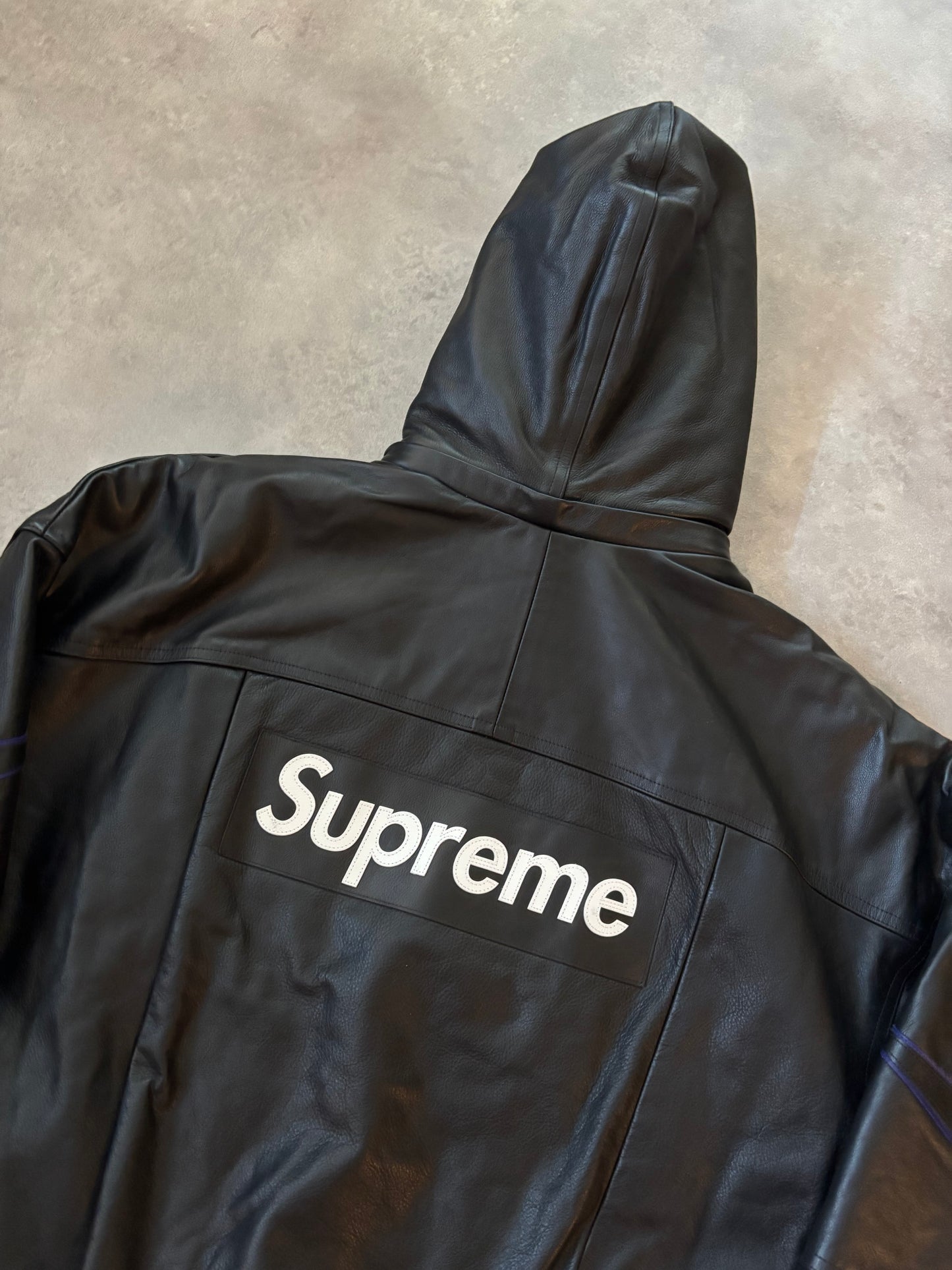 Supreme x Nike Leather Anorak (Str. S)