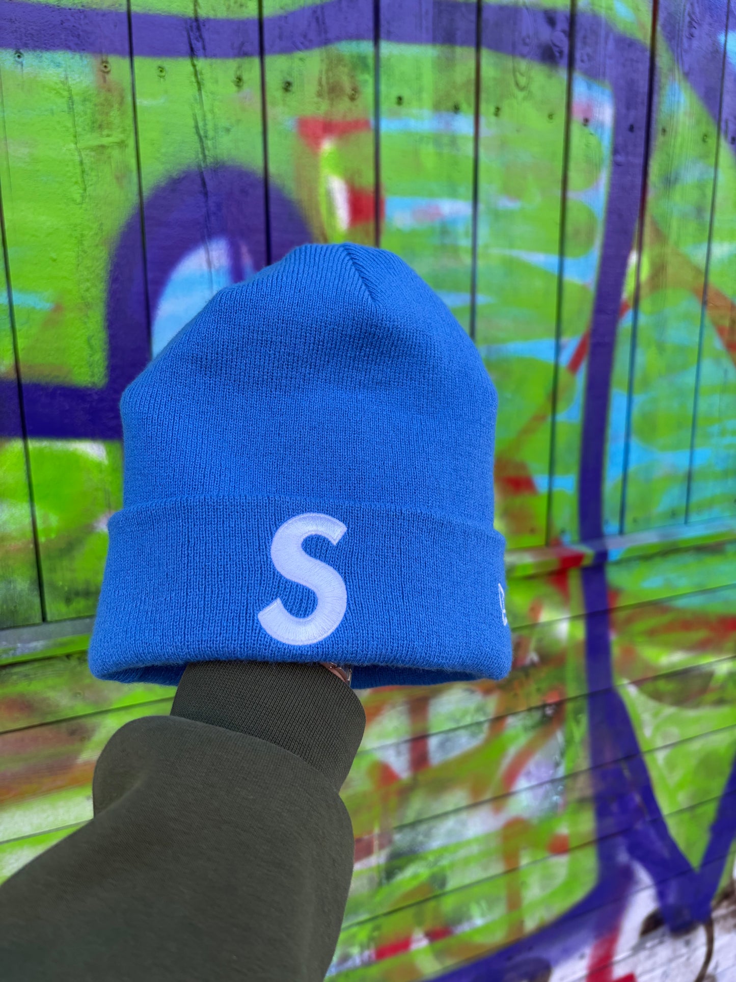 Supreme x New Era S Logo Beanie