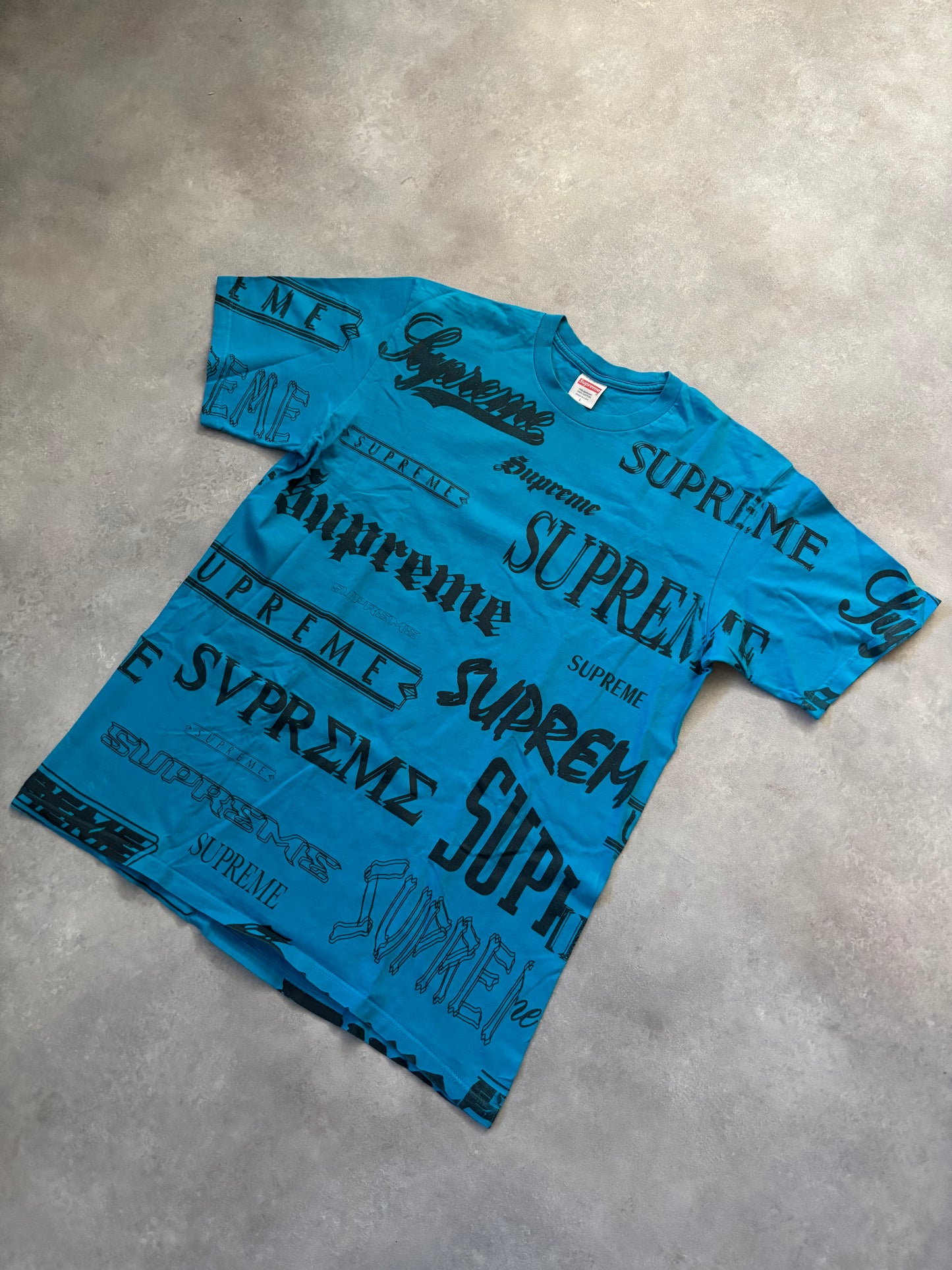 Supreme Multi Logo Tee (Str. L)
