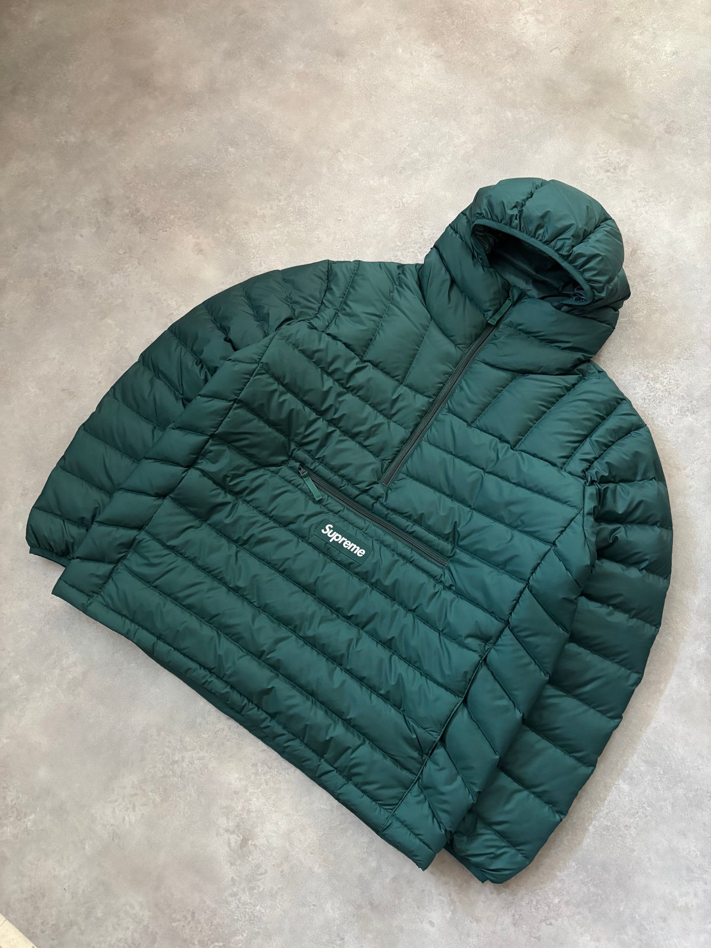Supreme Micro Half Zip Hooded Pullover (Str. M)