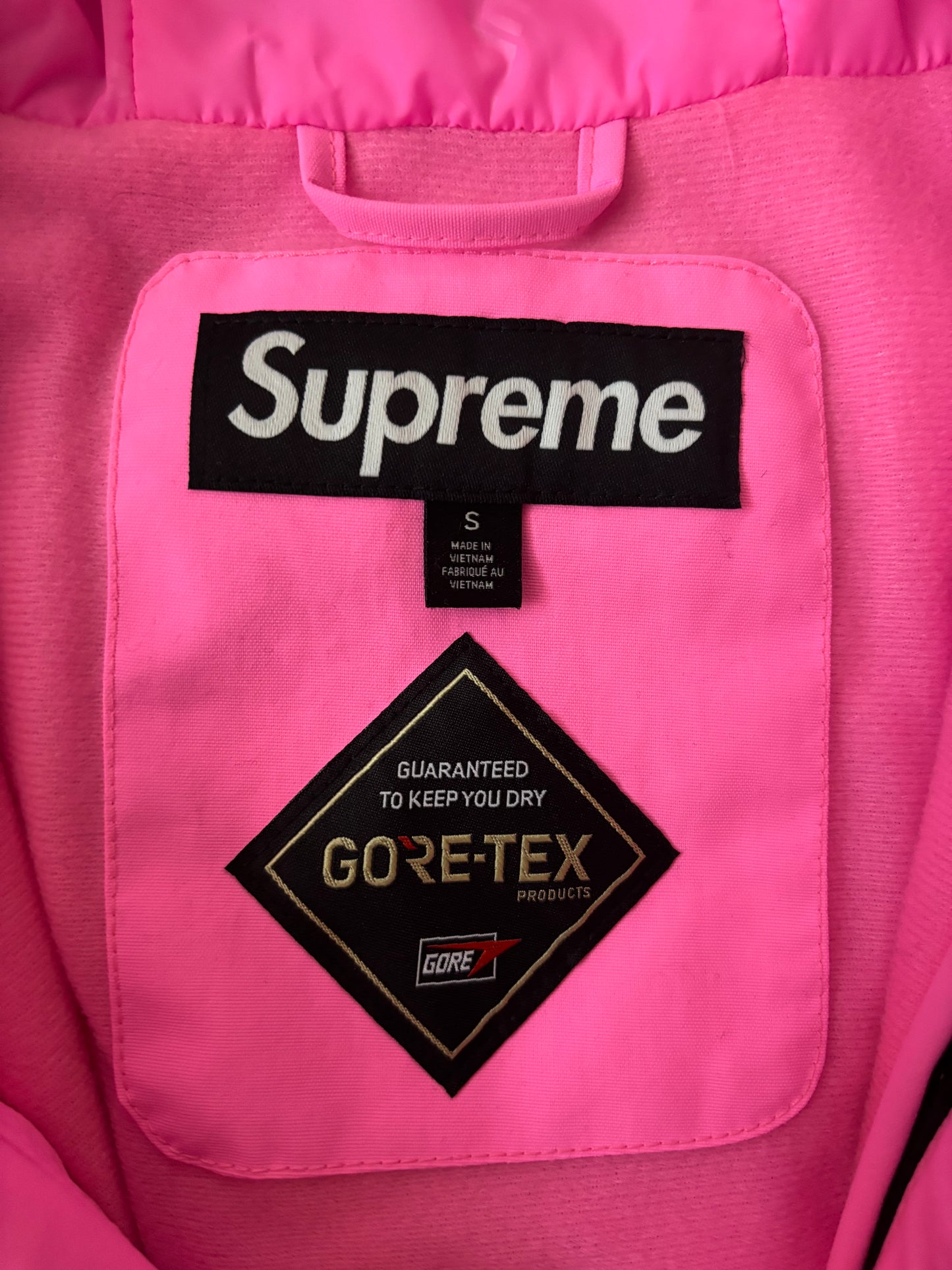 Supreme x GORE-TEX Stripe Hooded Jacket (Str. M)