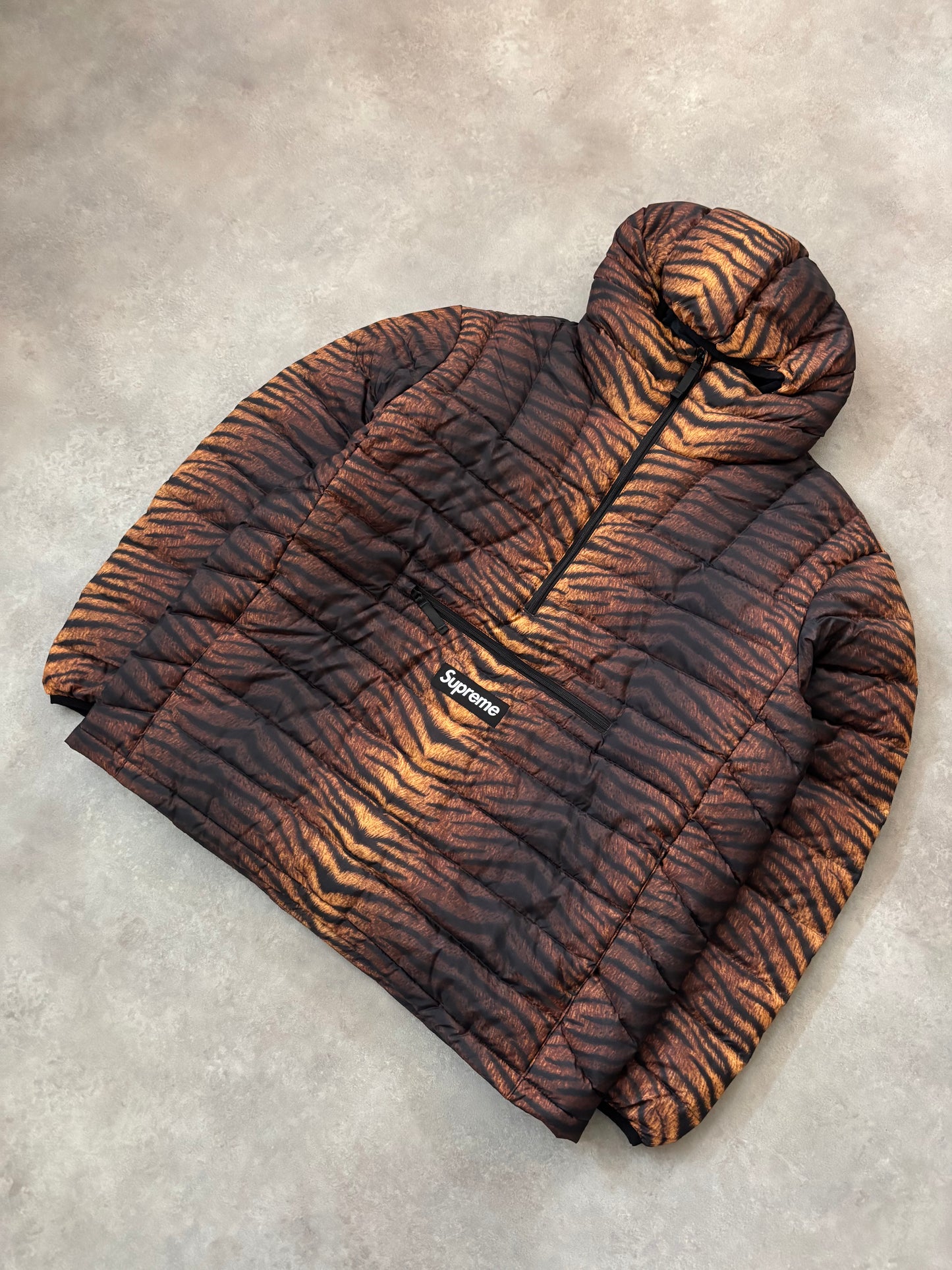 Supreme Micro Half Zip Hooded Pullover (Str. M)