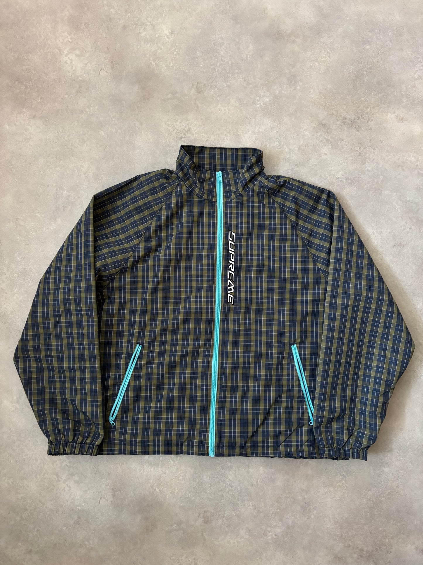 Supreme Plaid Track Jacket (Str. M)