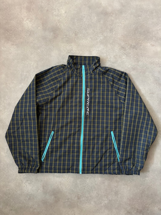 Supreme Plaid Track Jacket (Str. M)