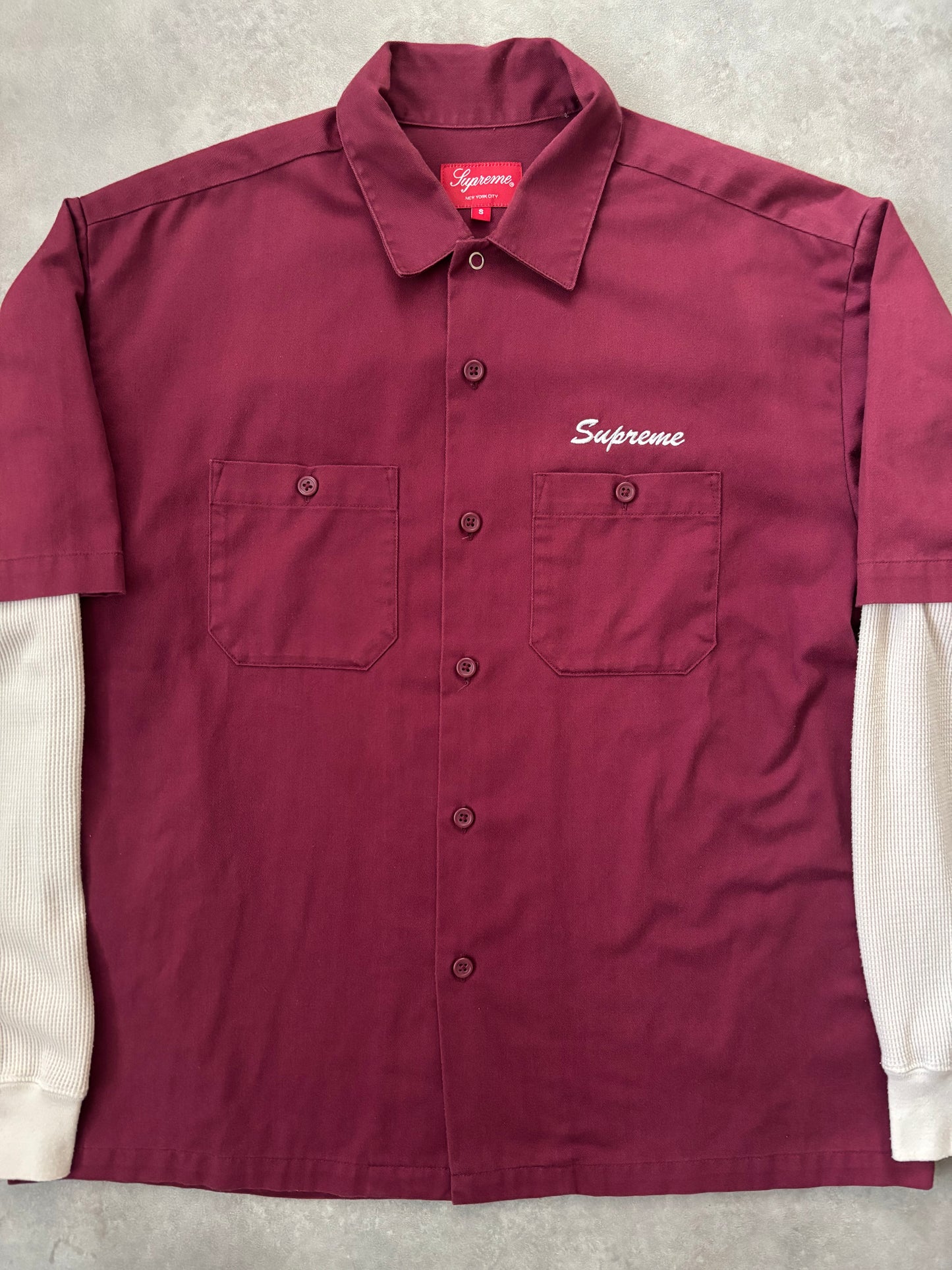 Supreme Double Sleeve Skjorte (Str. S)