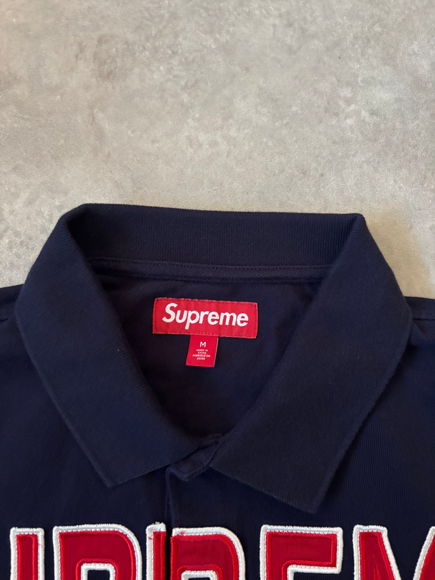Supreme Twill Appliqué Polo (Str. M)