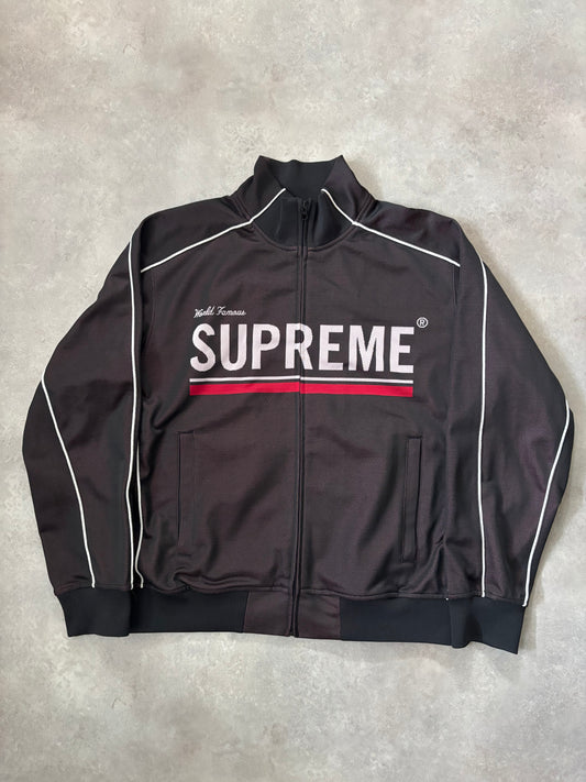 Supreme Phone Number Zip Up Sweatshirt (Str. L)