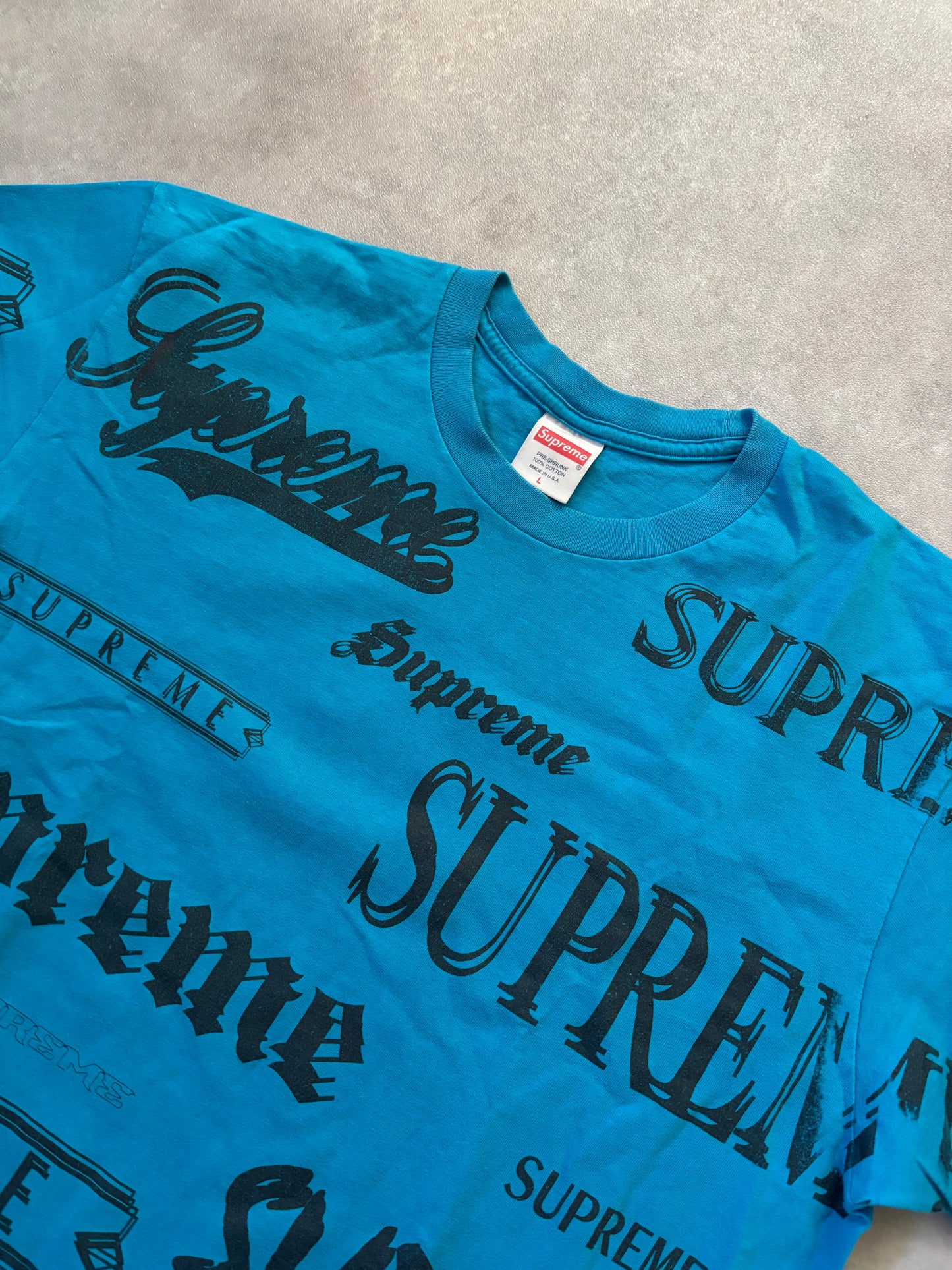 Supreme Multi Logo Tee (Str. L)