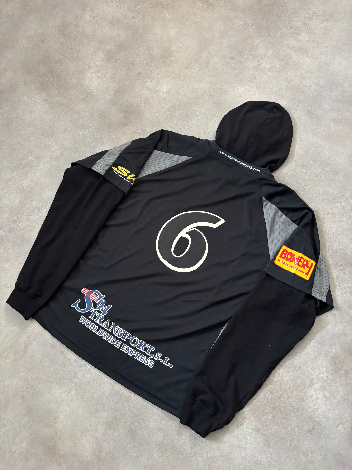 Supreme Hooded Soccer Jersey (Str. M)