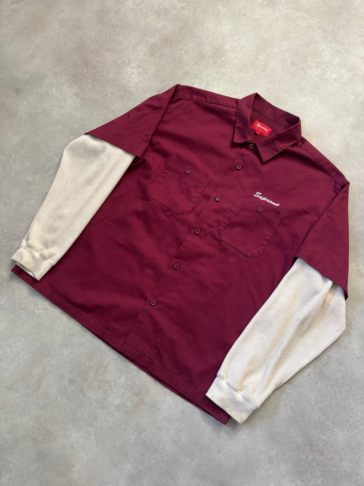 Supreme Double Sleeve Skjorte (Str. L)