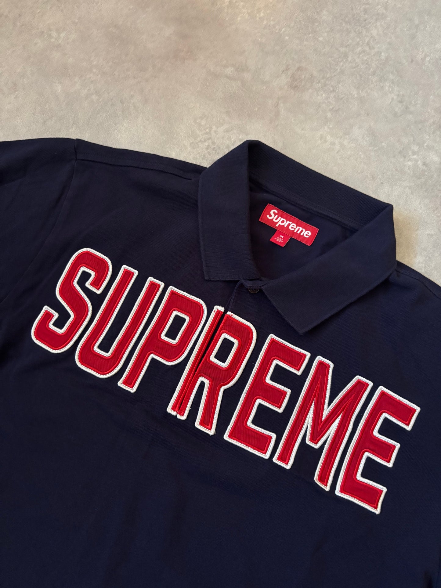 Supreme Twill Appliqué Polo (Str. M)