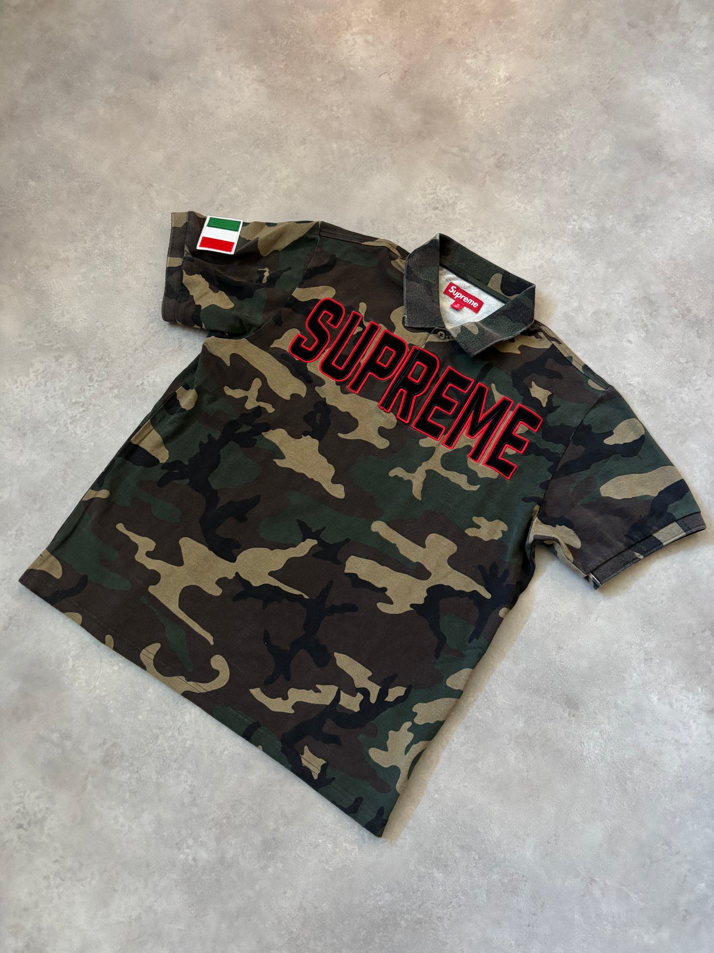 Supreme Twill Appliqué Polo (Str. M)