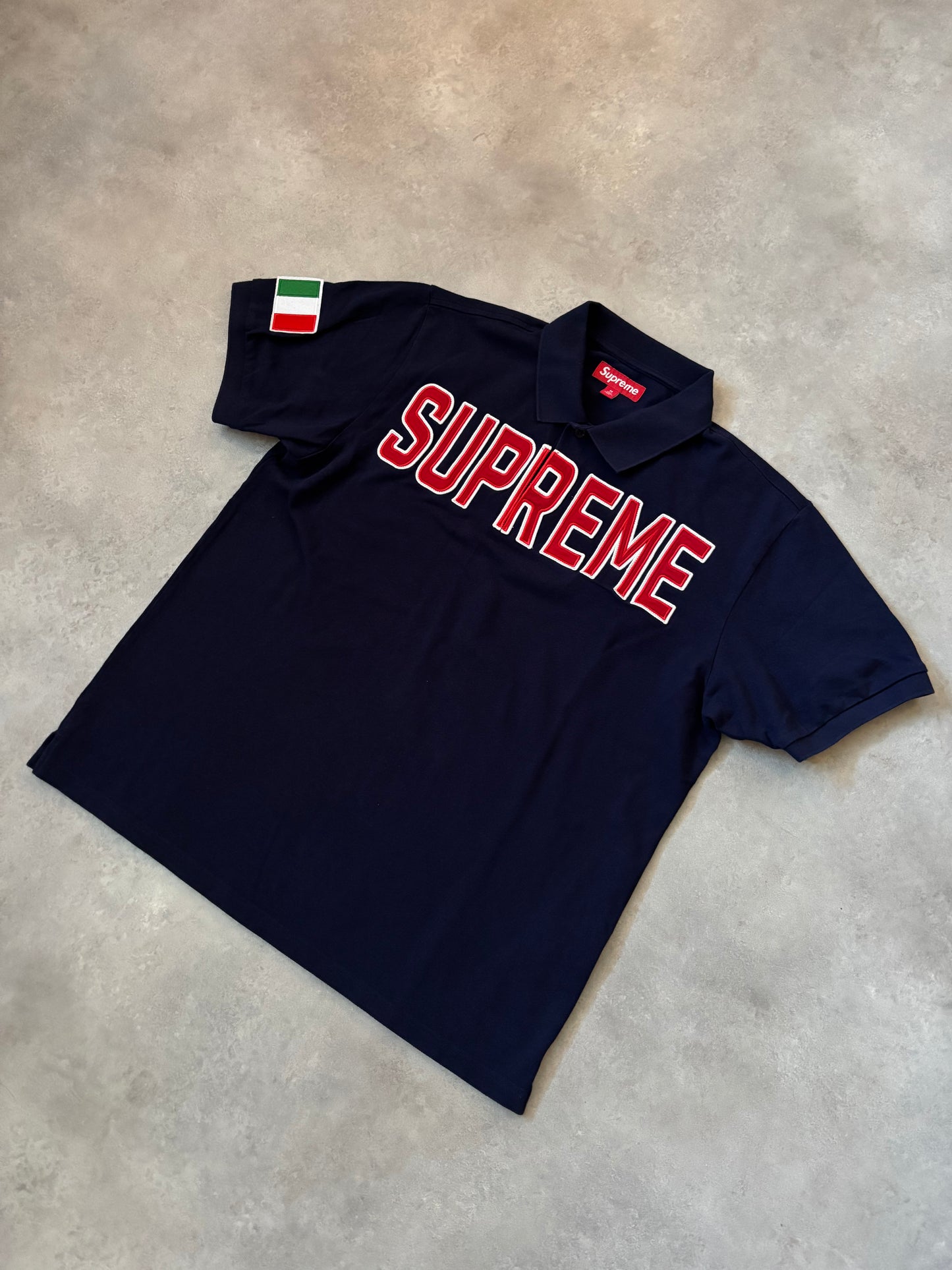 Supreme Twill Appliqué Polo (Str. M)