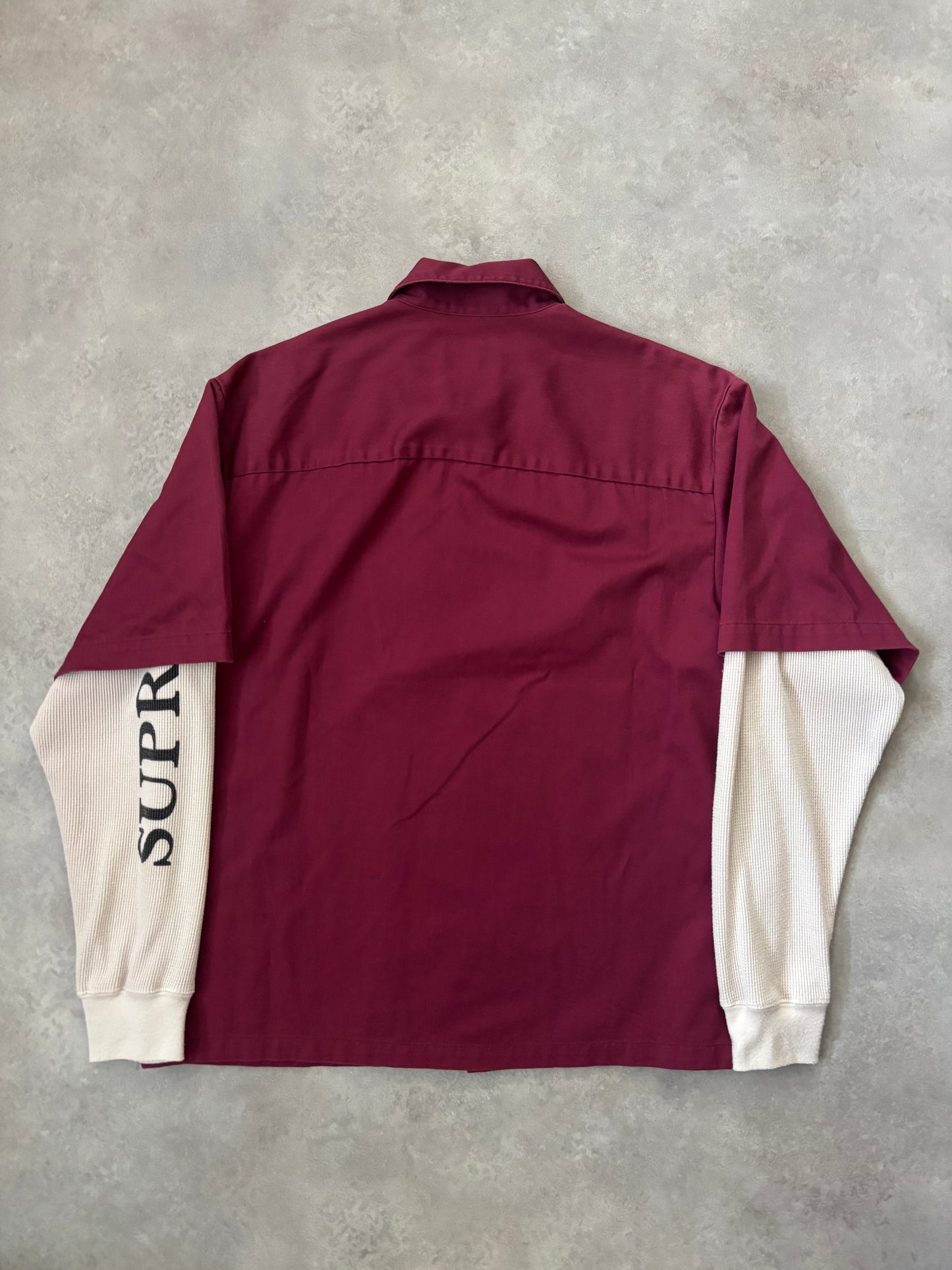 Supreme Double Sleeve Skjorte (Str. S)