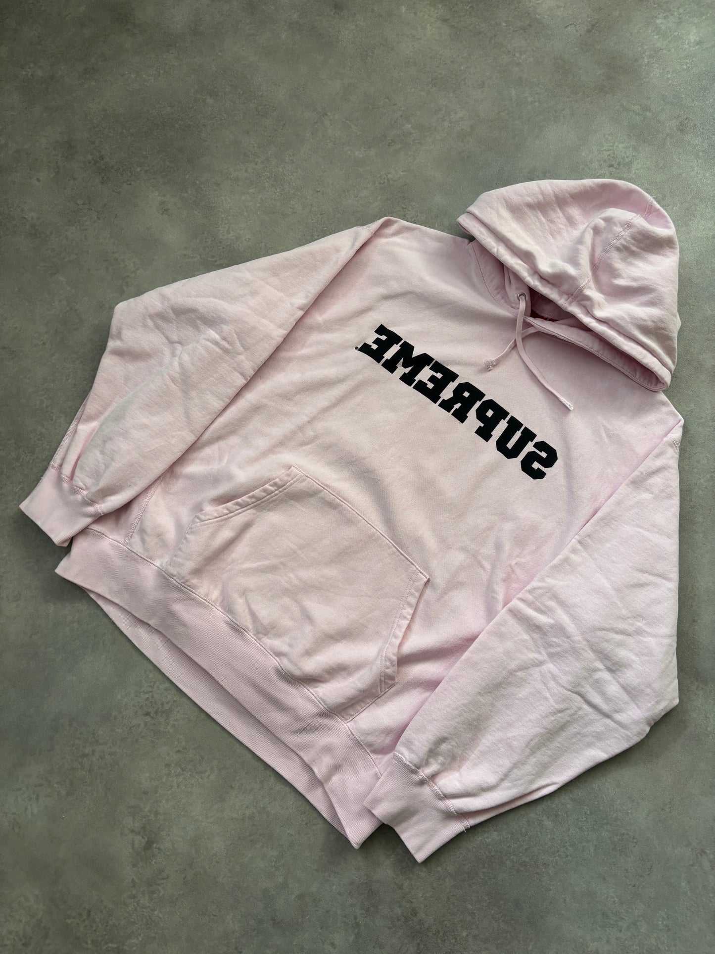 Supreme Reverse Hooded Sweatshirt (Str. L)