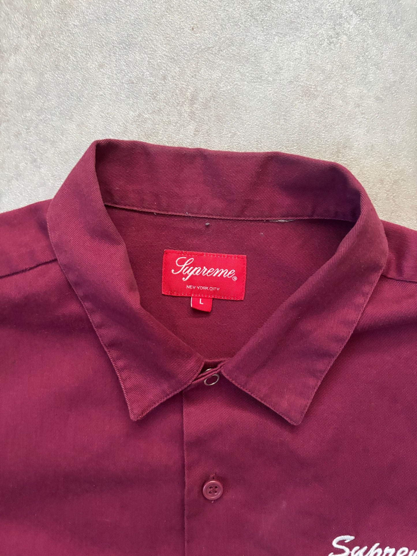 Supreme Double Sleeve Skjorte (Str. L)