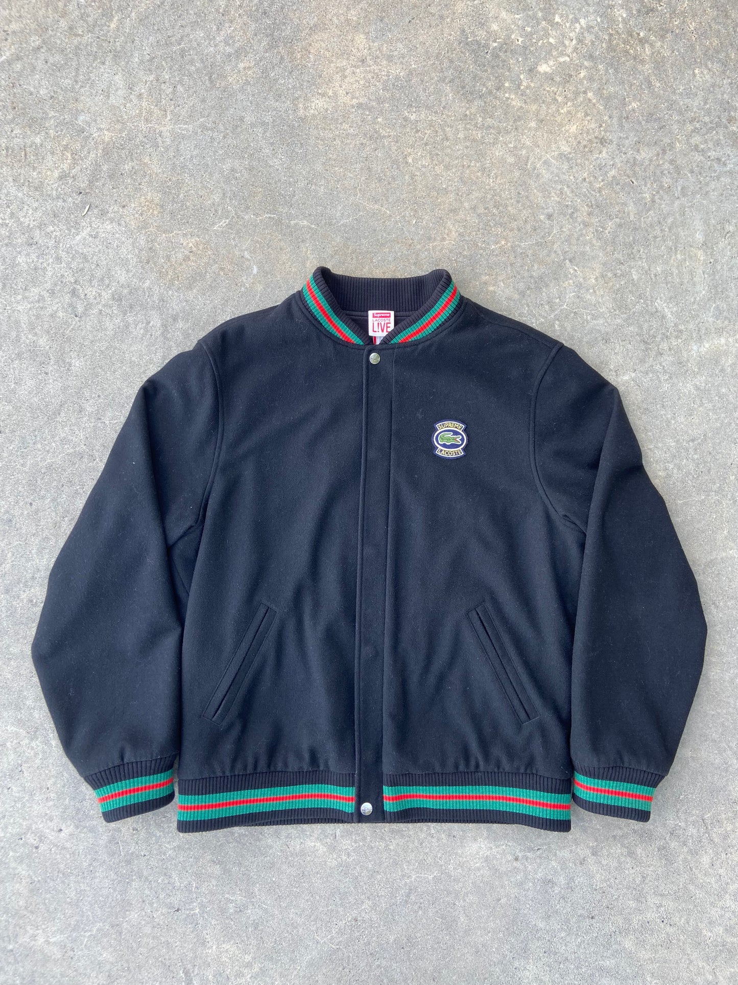 Supreme x Lacoste Jakke (Str. L)