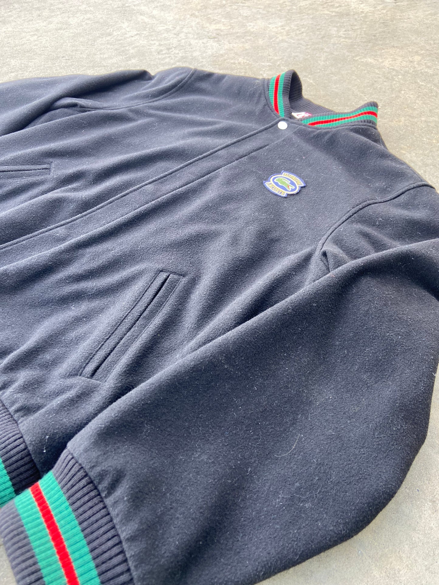 Supreme x Lacoste Jakke (Str. L)