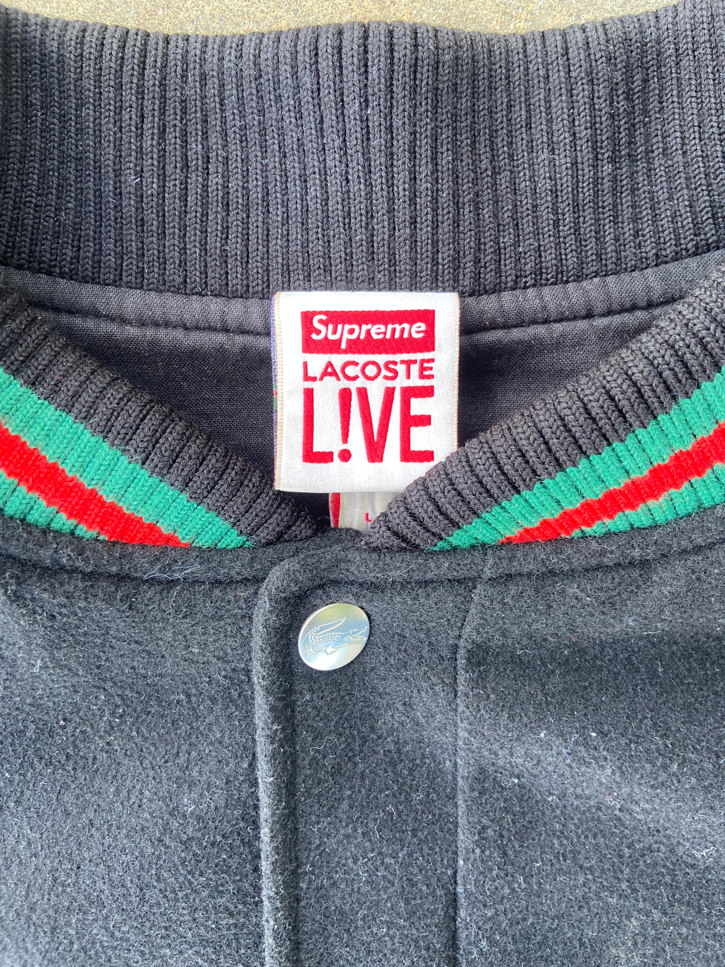 Supreme x Lacoste Jakke (Str. L)