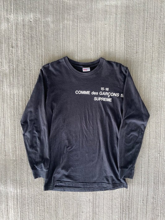 Supreme x Cdg Longsleeve (Str. M)