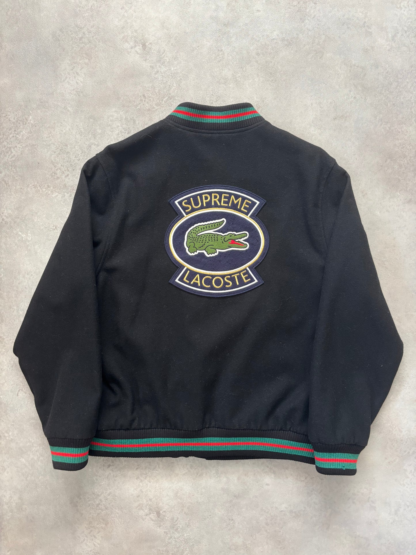 Supreme x Lacoste Wool Varsity Jacket (Str. L)