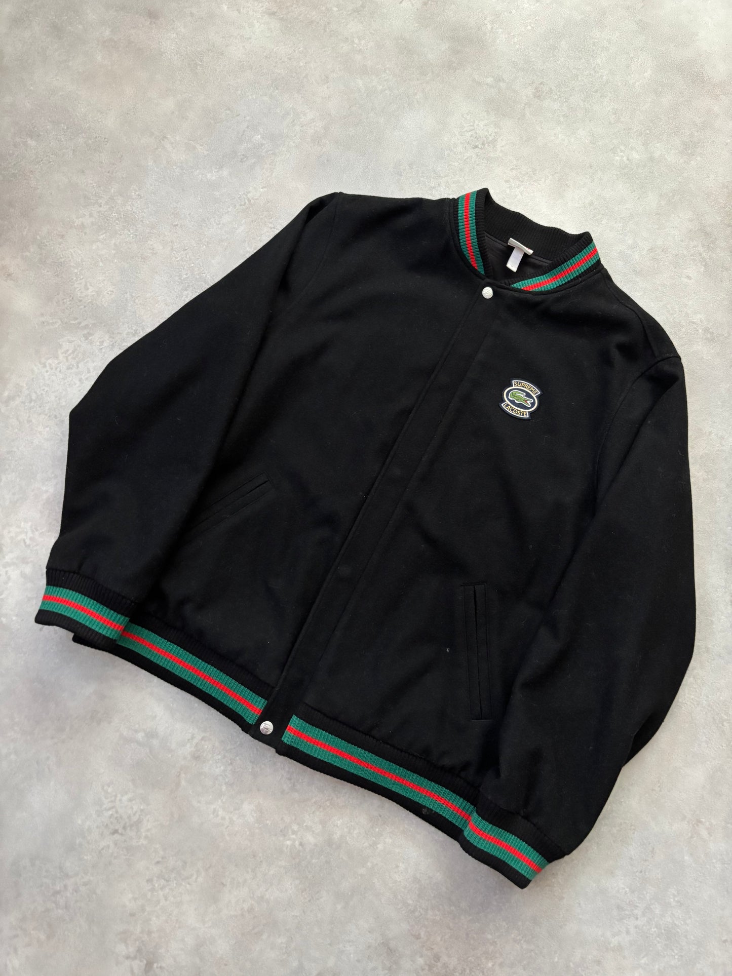 Supreme x Lacoste Wool Varsity Jacket (Str. XL)