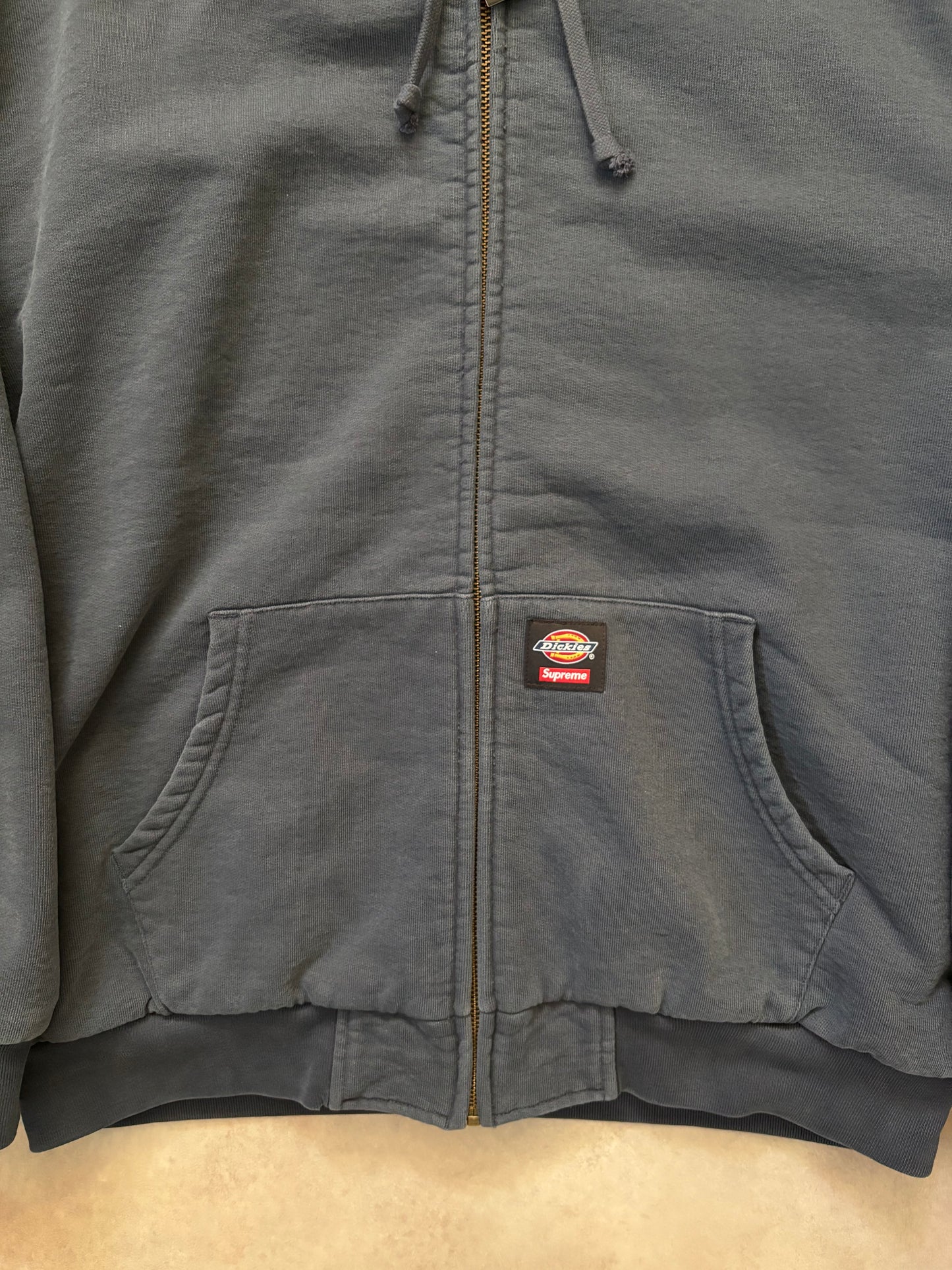 Supreme x Dickies® Quilted Lined Zip Up Hooded Sweatshirt (Str. M)