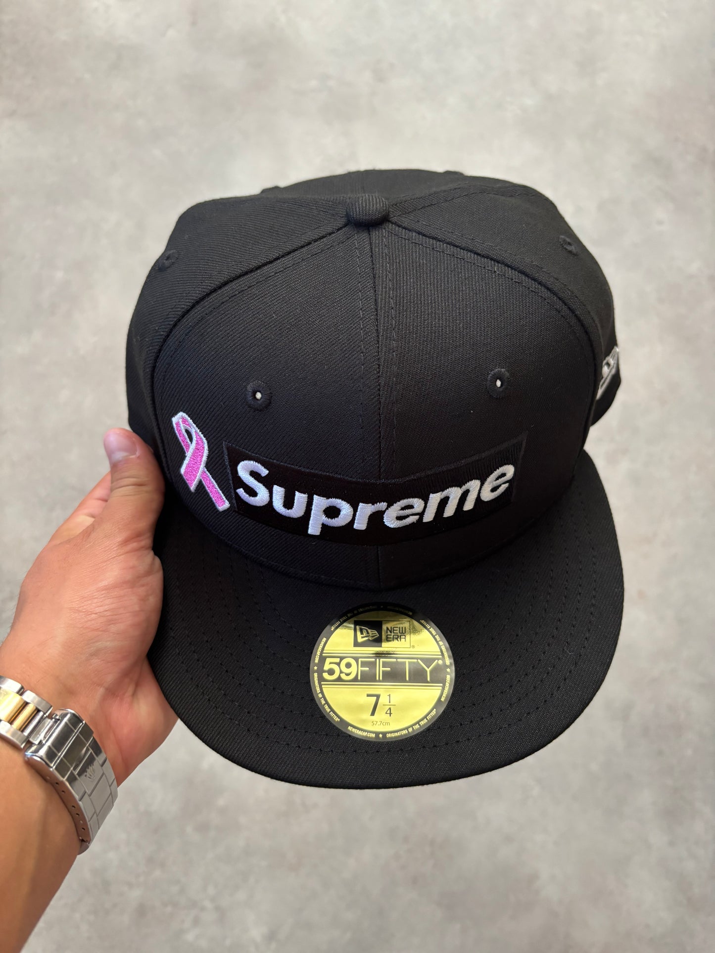 Supreme Breast Cancer Awareness Box Logo Cap (Str. 7-1/4)