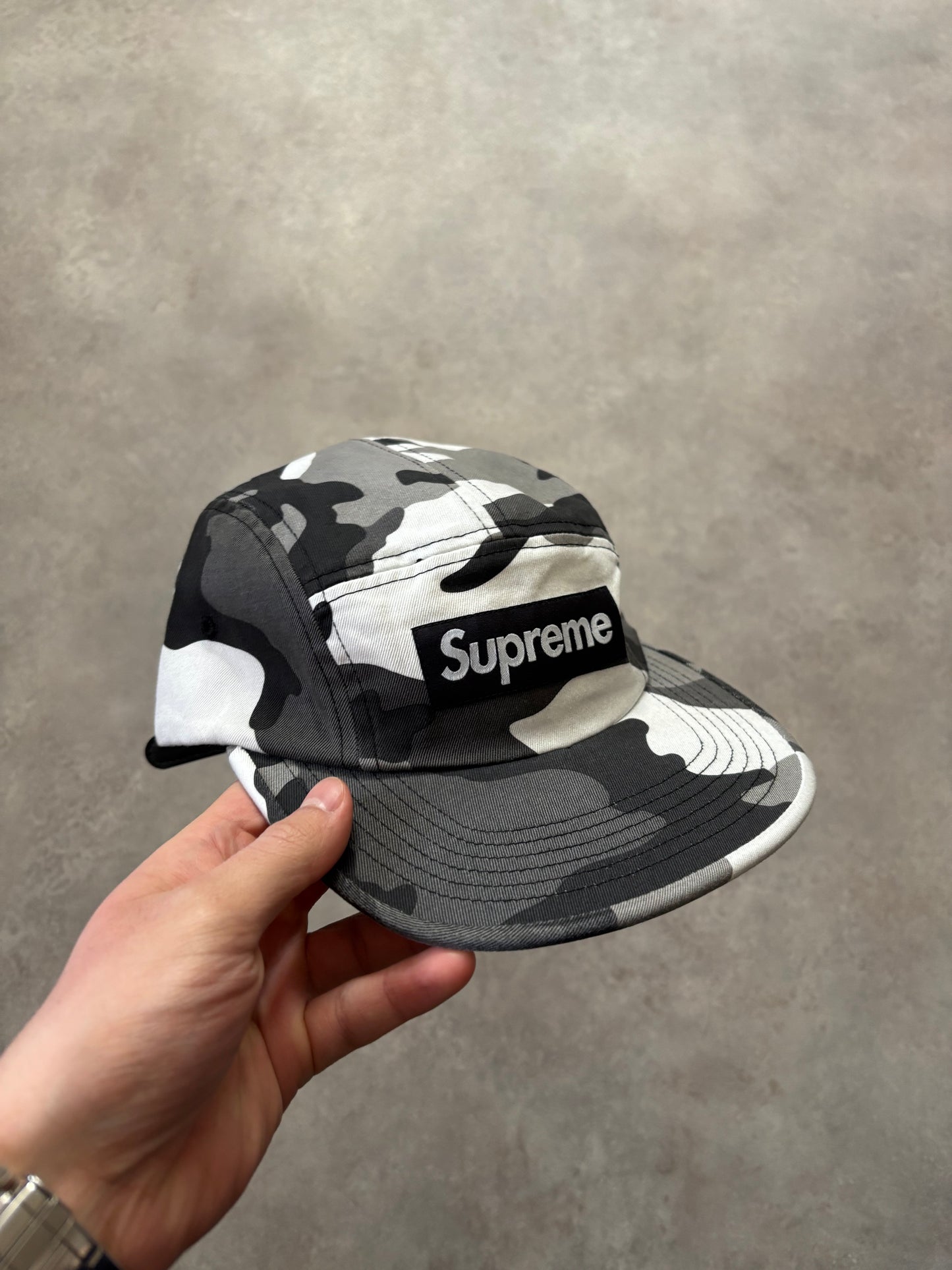 Supreme Washed Chino Twill Camp Cap
