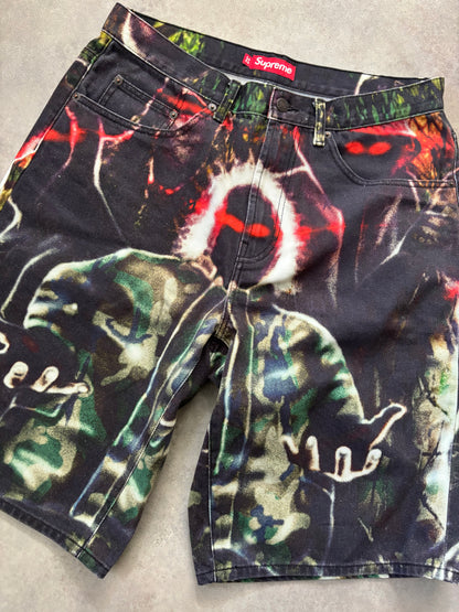 Supreme Shadows Baggy Denim Shorts (Str. 32)