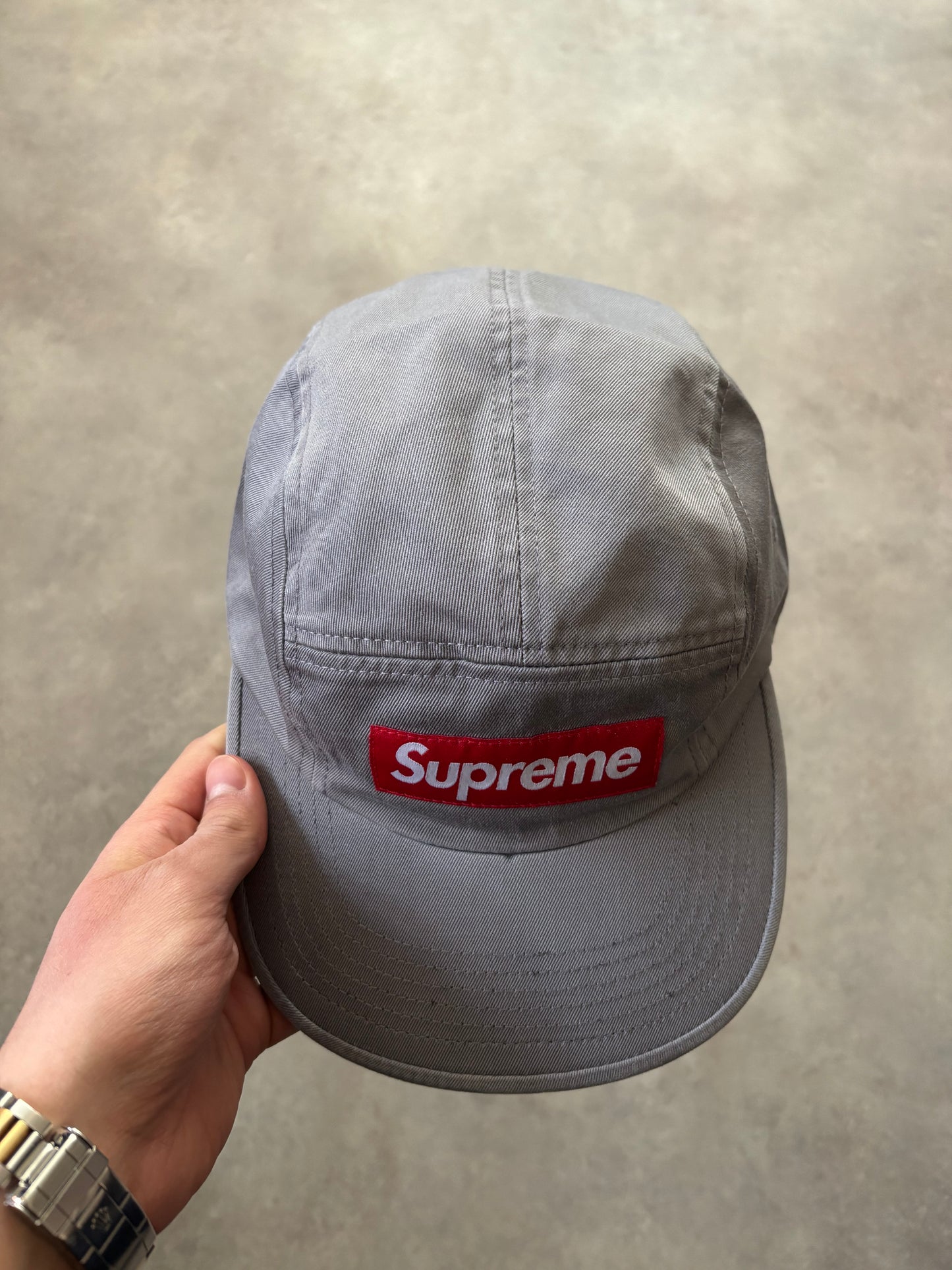 Supreme Washed Chino Twill Camp Cap