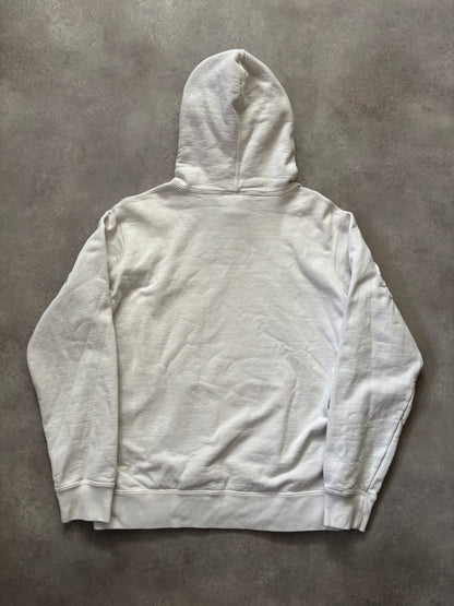 Supreme Set In Logo White Hoodie (Str. M)